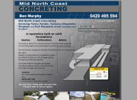 Mid North Coast Concreting's website