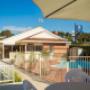 Outdoor dining area