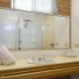Bathroom vanity area