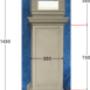 Gate Posts with Letter Boxes