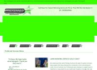 Preferred Lawn Mowing's website