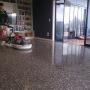 Last touches polished Concrete