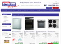 Queensland Appliances's website