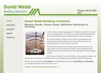 David Webb Building solutions's website