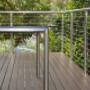 Stainless steel handrails and slimline balustrade