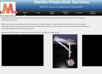 Maries Production Services's website