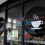 Cafe window signage