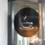 Cafe window signage