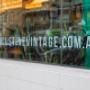 Shop window signage
