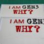 White board vinyl lettering