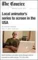 Local animator's series to screen in the USA