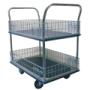 Sturgo Double Platform Mesh Sides Trolleys