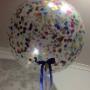 Multi-colour deluxe jumbo Confetti balloon