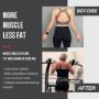 Believe this, Laura is nearly 3kgs heavier in her after photo. BUT, she's lost FAT, and quite a bit, all while gaining muscle. That is what is giving her the lean and toned appearance.

This is what is often referred to as body recomposition, and to be totally clear its not turning fat into muscle because that is just not possible, it's straight up losing the extra body fat while maintaining or building muscle. It's a process that takes some time, and most certainly involves being consistent in training and pushing that little bit harder in the gym.