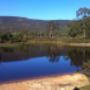 Camp next to the dam