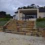 Stonework Walls and Step Entranceway