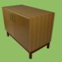 Tassie Oak Cabinet on Aust Red Cedar Legs