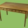 White Oak and Fijian Mahogany Desk
