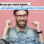 Dental implant upgrade: From regular eater to the superhero of chewing!