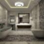 3D Bathroom Interior Design Rendering
