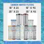 WATER FILTERS CARBON