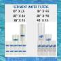 WATER FILTERS SEDIMENT