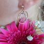 9ct Gold 2 Tone Earrings