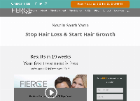 Fierce Hair Growth's website
