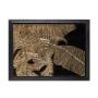 Broken Leaves Leather Wall Art
