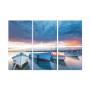 Moorings at Twilight Block Mounted Art
