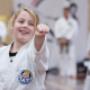 First Tae Kwon Do Perth - happy white belt