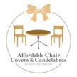 Affordable Chair Covers & Candelabras