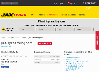 JAX Tyres Wingham's website
