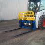 Skid Steer with Pallet Forks