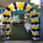 Uploaded by visitor on 13/5/2016 - Bumble bee Balloon Arch for Scenic rim Cheer