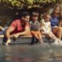 Family Bonding Alongside the Pool