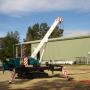spider crane tight lifting
