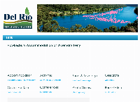 Del Rio Riverside Resort's website