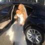 Bride enjoying the Sunshine before the nuptuals