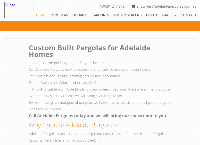 Adelaide Pergolas's website