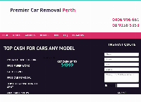 Premier Car Removal's website