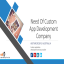Need of custom application development