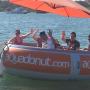 bbq boat hire on a aquadonut