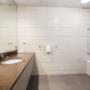 Vanity in bathroom