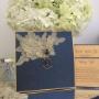 Uploaded by visitor on 15/12/2016 - Navy and Gold Wedding Invitation