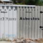 Asbestos Fence Identification
