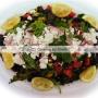 Greek salad with Greek feta cheese