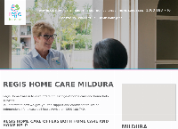 Regis Home Care Mildura's website
