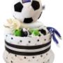 Soccer Nappy Cake