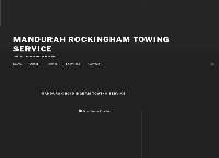 Mandurah Rockingham Towing Service's website